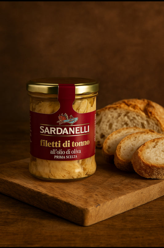 Sardanelli - Filetti di Tonno in Olio di Oliva (vasetto in vetro) 300g