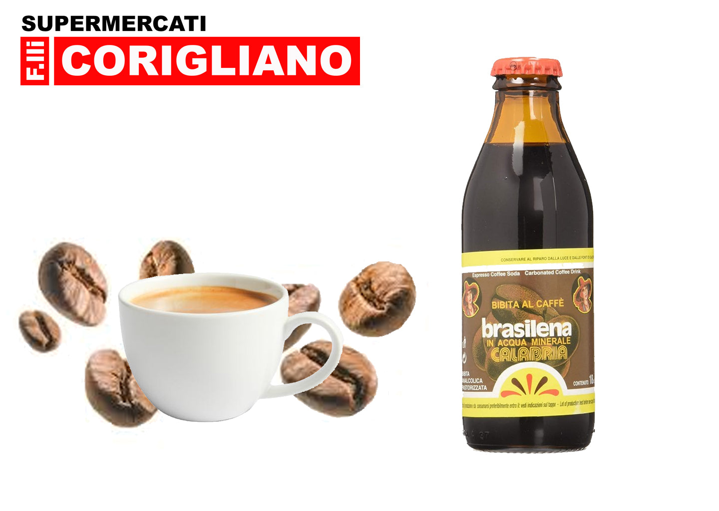 Brasilena - Bevanda al Caffè Frizzante (6 bottigliette da 18cl)